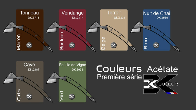Couleur Acétate Première série DKpsuleur